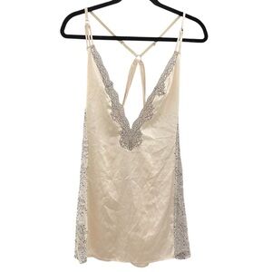 Victoria's Secret Cream Lace Chemise